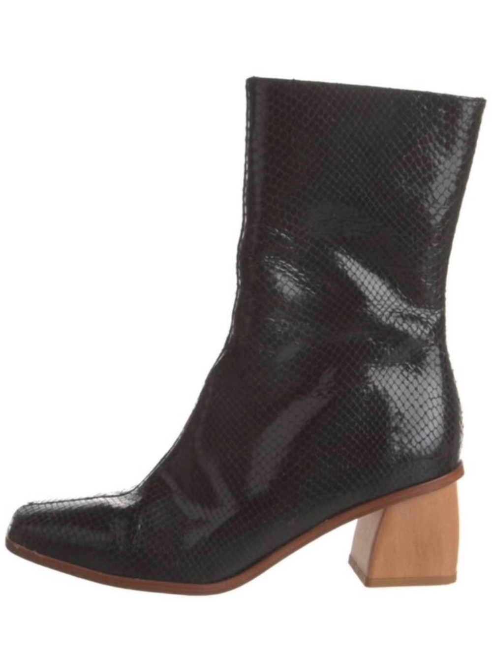 Paloma Wool Embossed Leather Boots - Size 10.5/11